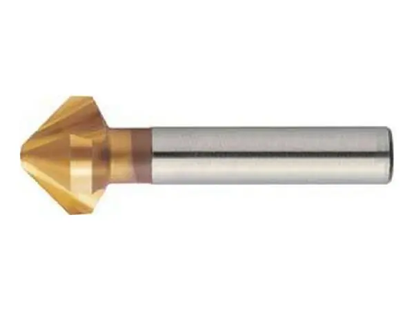 Avellanador conico DIN335HSS TiN forma C vastago cilindrico 90 4,3mm FORMAT
