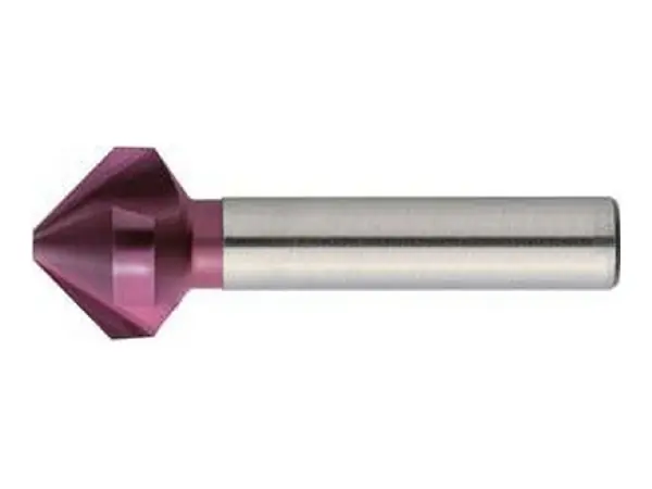 Avellanador conico DIN335HSS TiALN forma C vastago cilindrico 90 5,0mm FORMAT