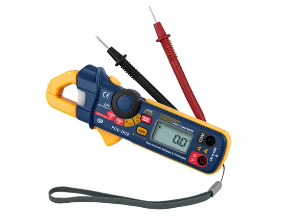 Pinza amperimétrica PCE-DC2