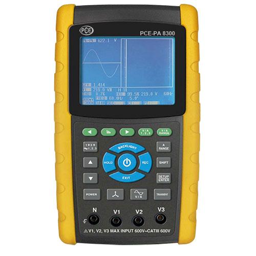 Medidor de potencia y armónicos PCE-PA 8300-1