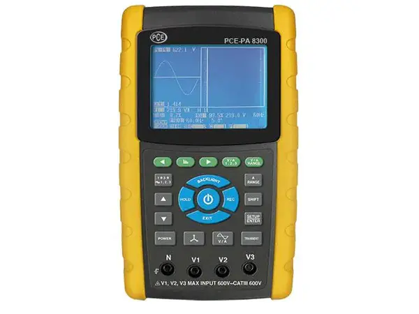 Medidor de potencia y armónicos PCE-PA 8300-1