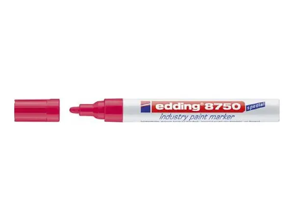 Rotulador para pintura N.º 8750 rojo Edding