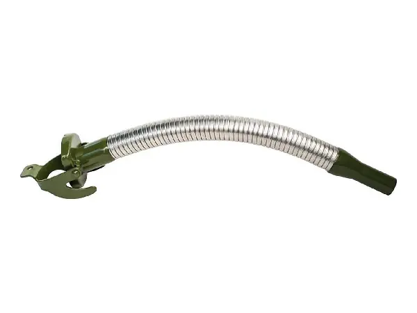 Mango vertedor flexible con tubo de aire 38cm para Bidon de combustibleChapa de acero