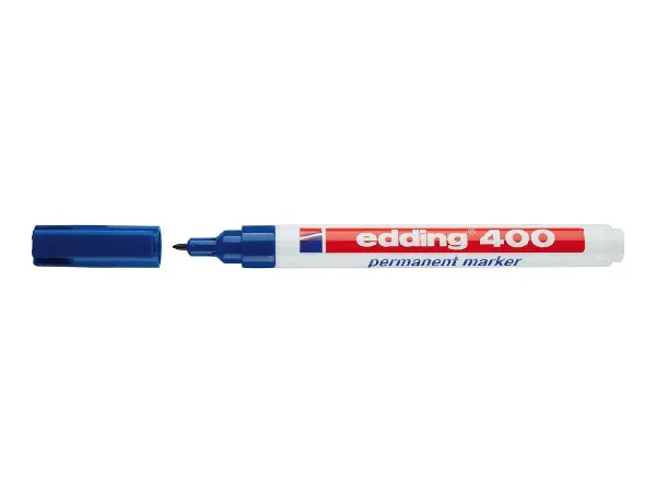 Rotulador permanente N° 400 azul Edding