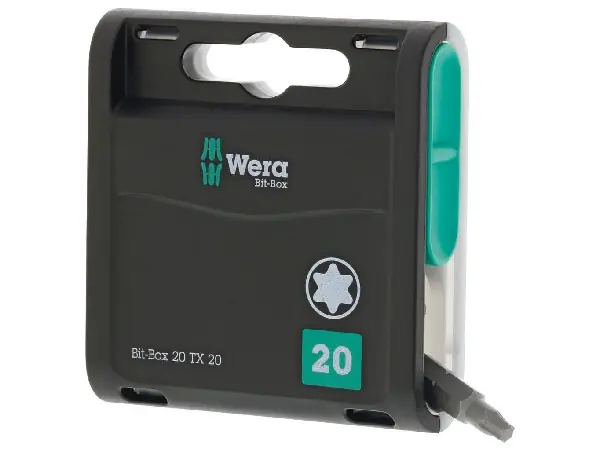 Caja de puntas 20 H T20x 25mm Caja de 20 Wera