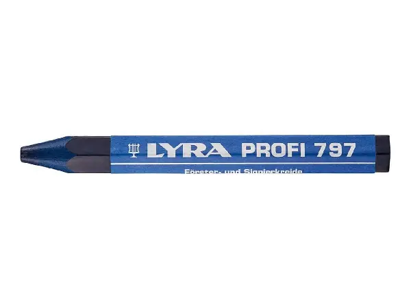Tiza de marcar amarilla azul 120x12mm Lyra