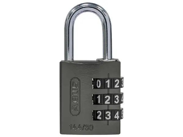 Candado de combinación 144/30 titanium Lock-Tag