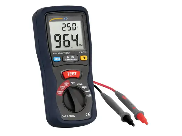 Medidor de aislamiento PCE-IT55