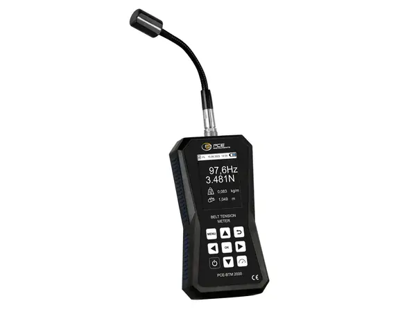 Medidor de tensión de correas PCE-BTM 2000A