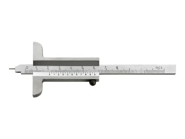 Pie rey profundidad con sonda de medicion 300mm 1/50 FORTIS