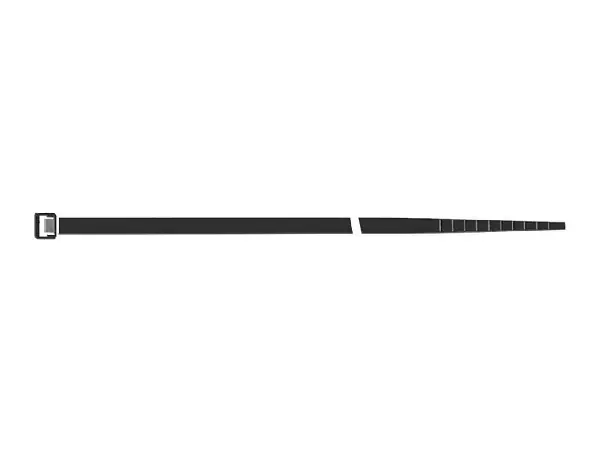 Abrazadera de nailon para cables negra 4,5x360mm 100 unid. Sapi