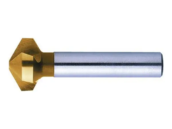 Avellanador conic HSS TiN vastago cilindrico 120 6,3mm FORMAT 