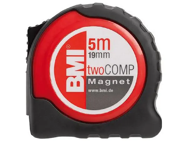 Cinta metrica de bolsillo twoCOMP M 5mx19mm BMI