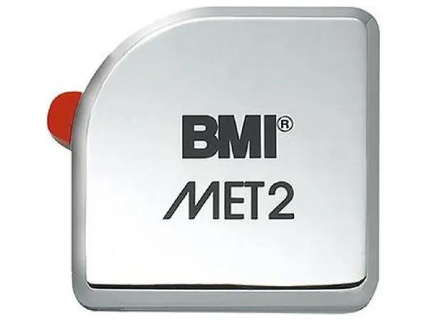 Cinta metrica de bolsillo metal 2mx13mm BMI