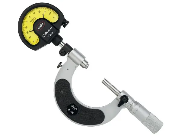Micrometro c/ cuadrante 0-25mm HM MAHR