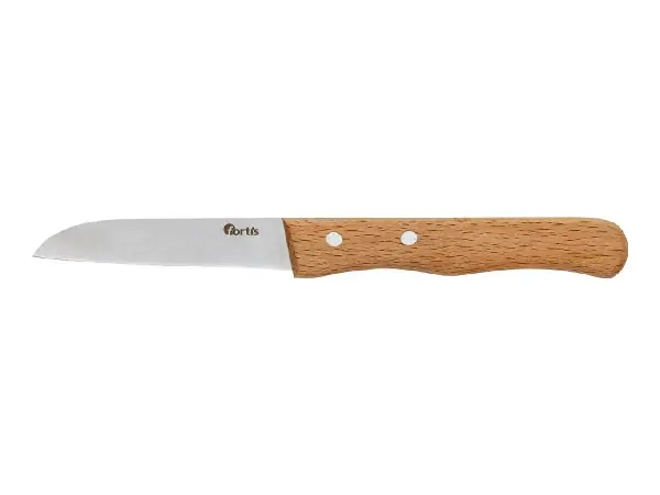 Cuchillo desbarbar con mango madera 175mm FORTIS