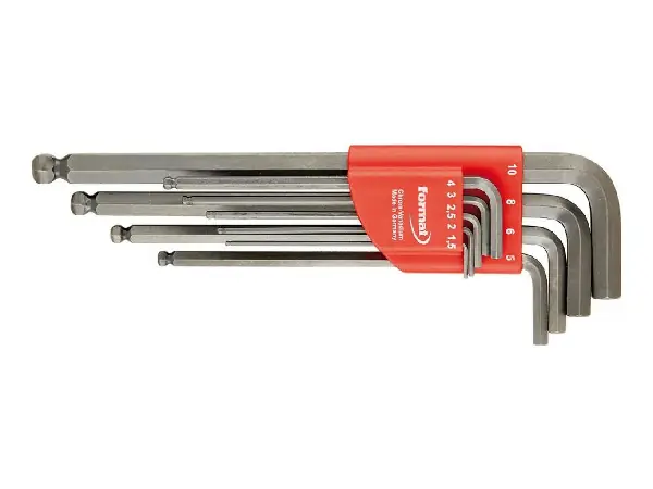 Juego llaves hex 1,5-10mm gris ac FORMAT