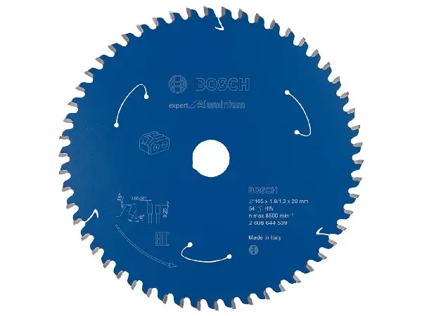 Hoja sierra circular MD 165x1.8/1.3x20 Z54 BoschExpert for Alu
